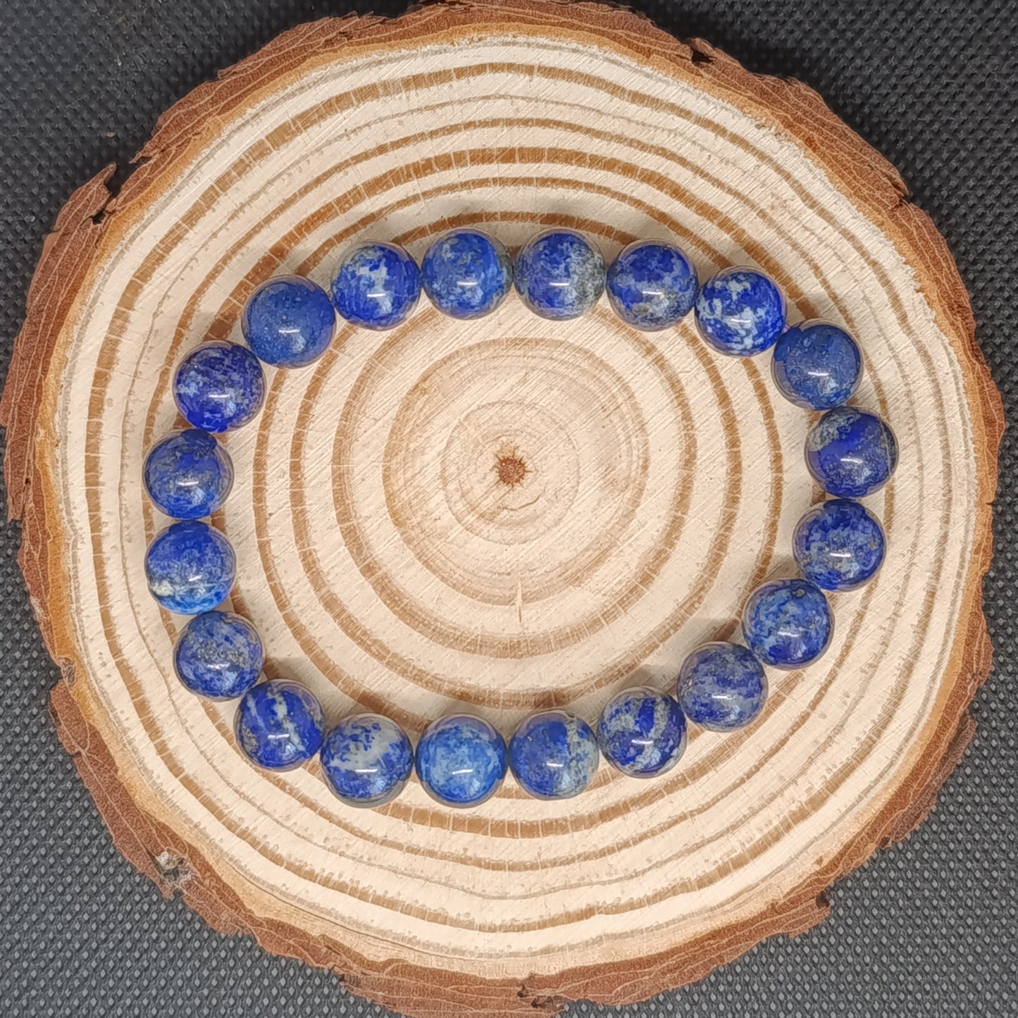 Bracelet boule Lapis-Lazuli 10mm