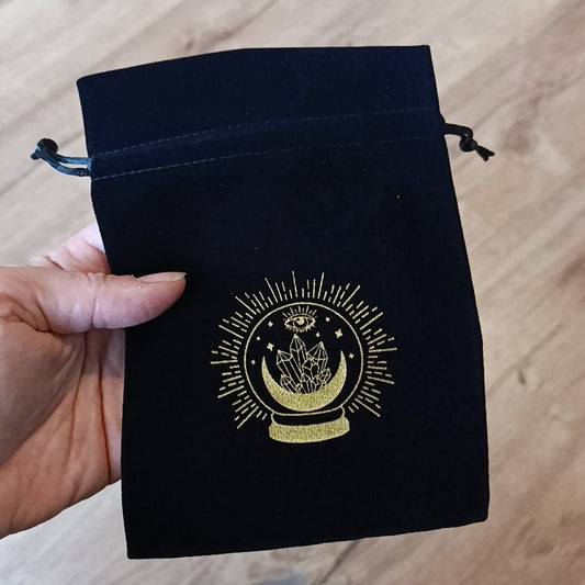Pochette de rangement en velours