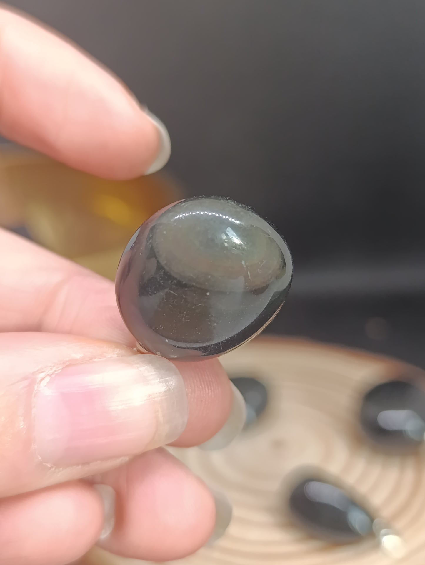 Pendentif Obsidienne œil céleste - Qualité AA